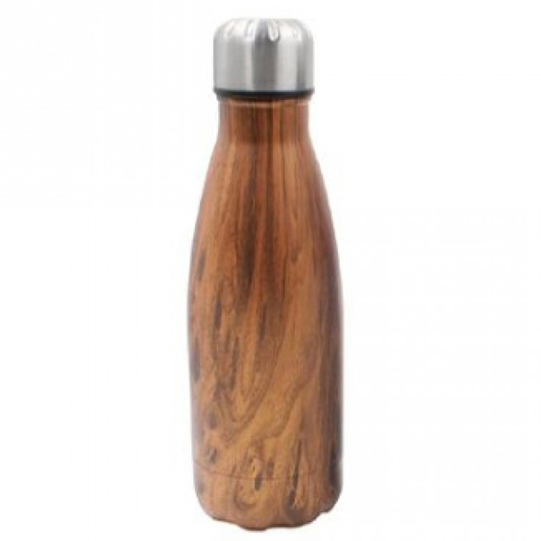Ανοξείδωτο Θερμός 350ml με Εφέ Ξύλου - Woof Effect Thermos σε Διάφορα Χρώματα